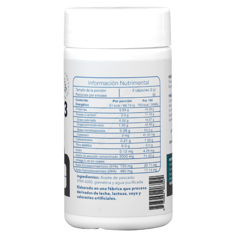 Omega 3 Epax 480mg DHA 60 Cápsulas