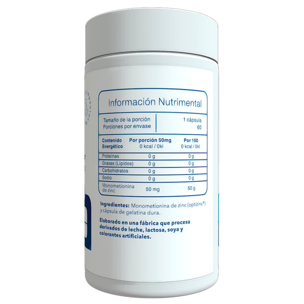 Zinc OptiZinc®️ 50mg 60 Cápsulas