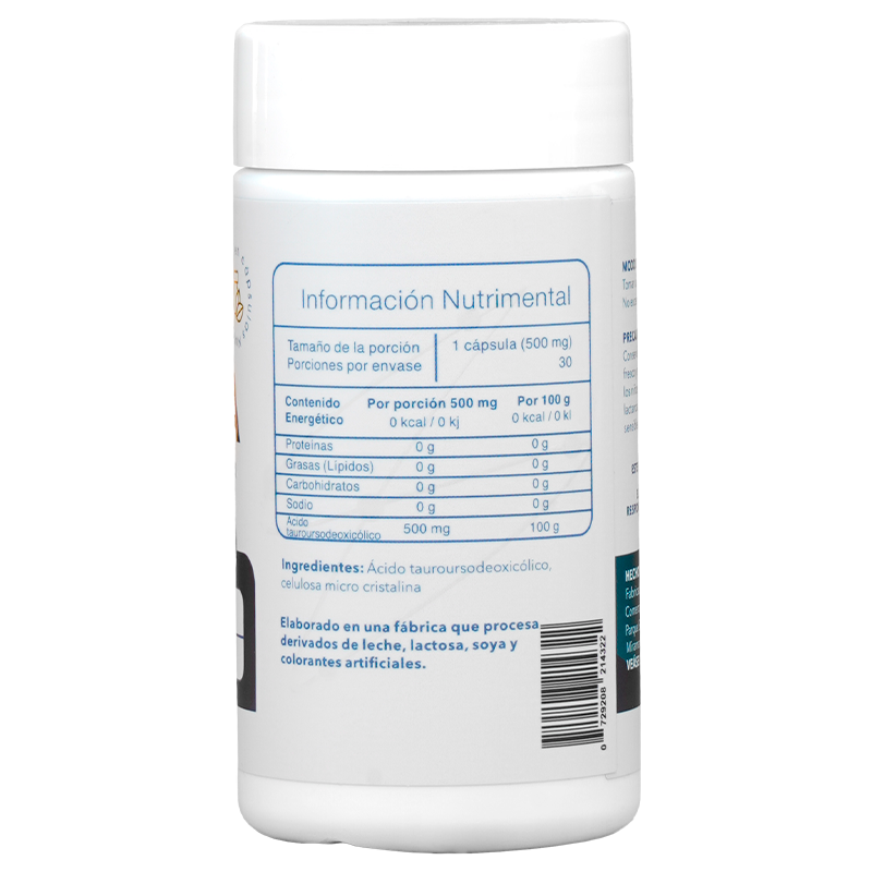 TUDCA 500mg 30 Cápsulas