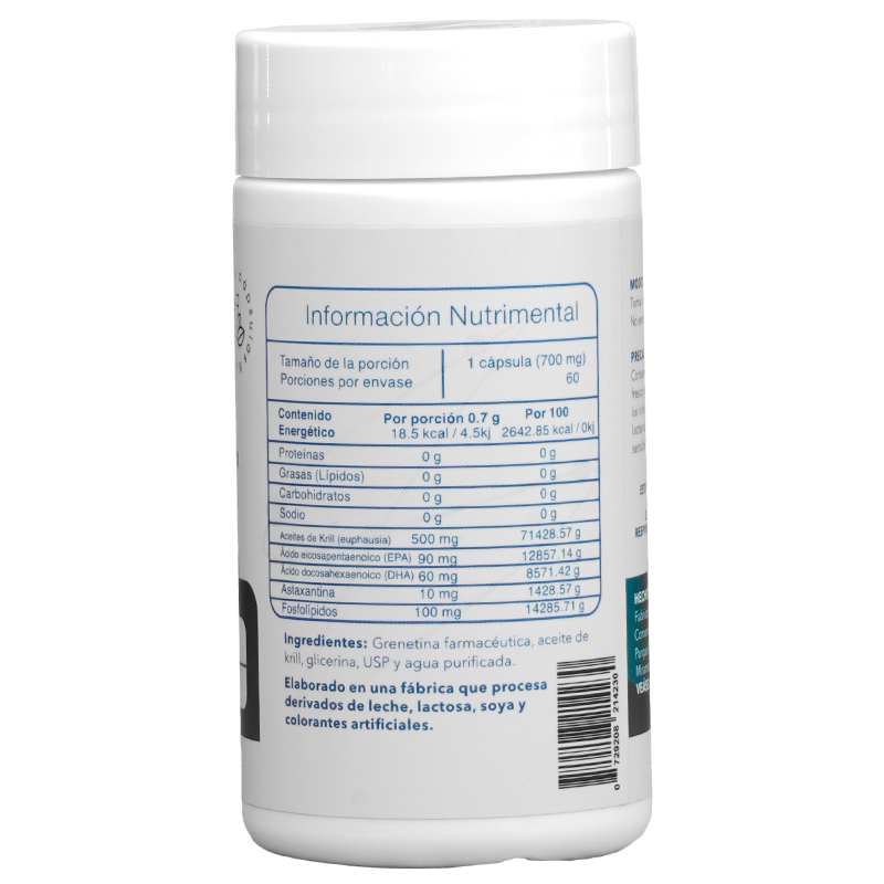 Aceite De Krill 700mg 60 Cápsulas