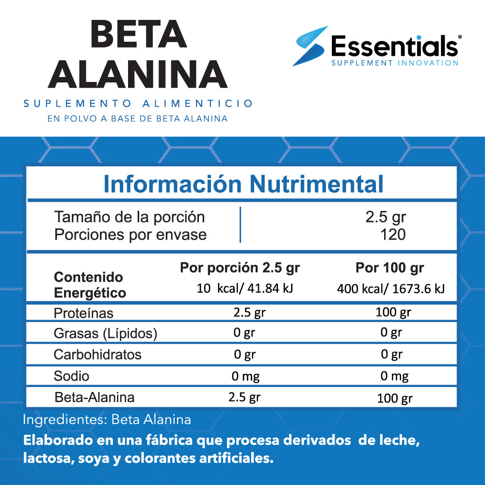 Beta-Alanina 120 serv/ 2.5gr -