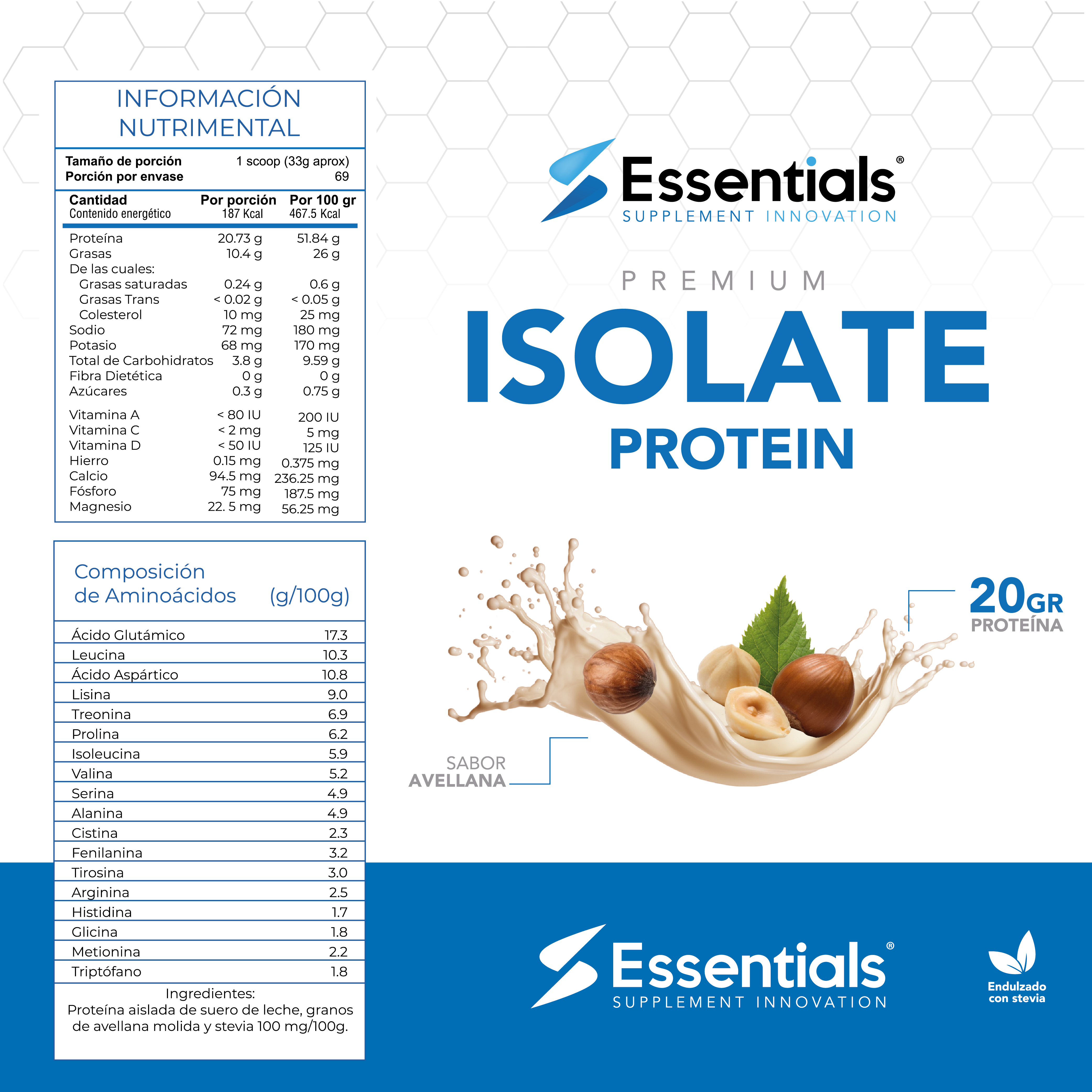 Proteína Isolate 5 Lb