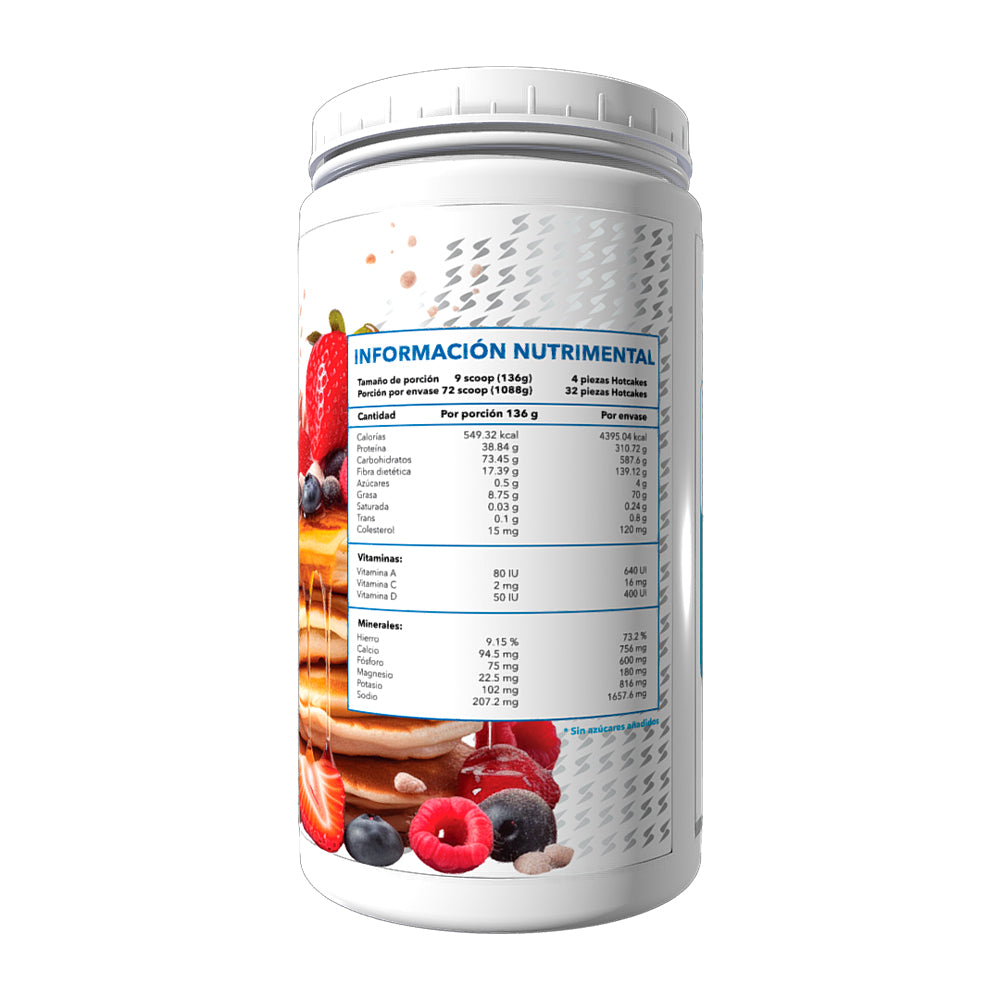 Harina para hot cakes con proteína Isolate Cakes 2.3 Lb