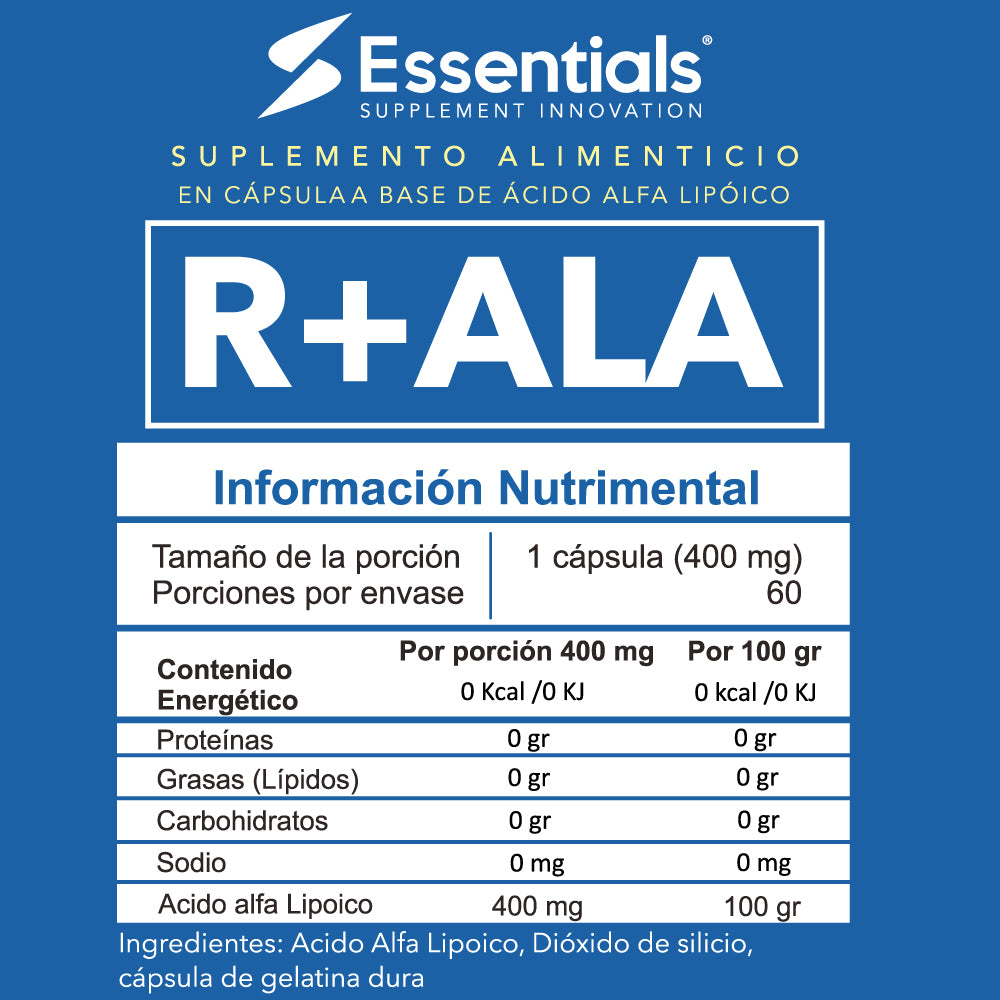 R+ALA - Acido Alfa lipoico (60 Caps)