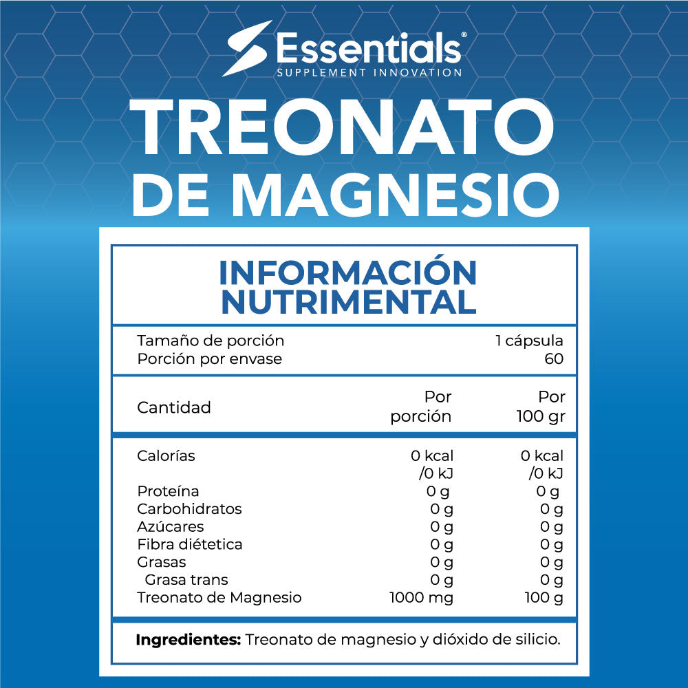 Treonato De Magnesio - 60 Caps
