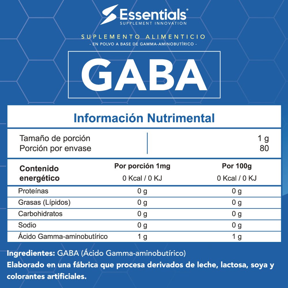 GABA 80 gr 1 gr serv - Essentials