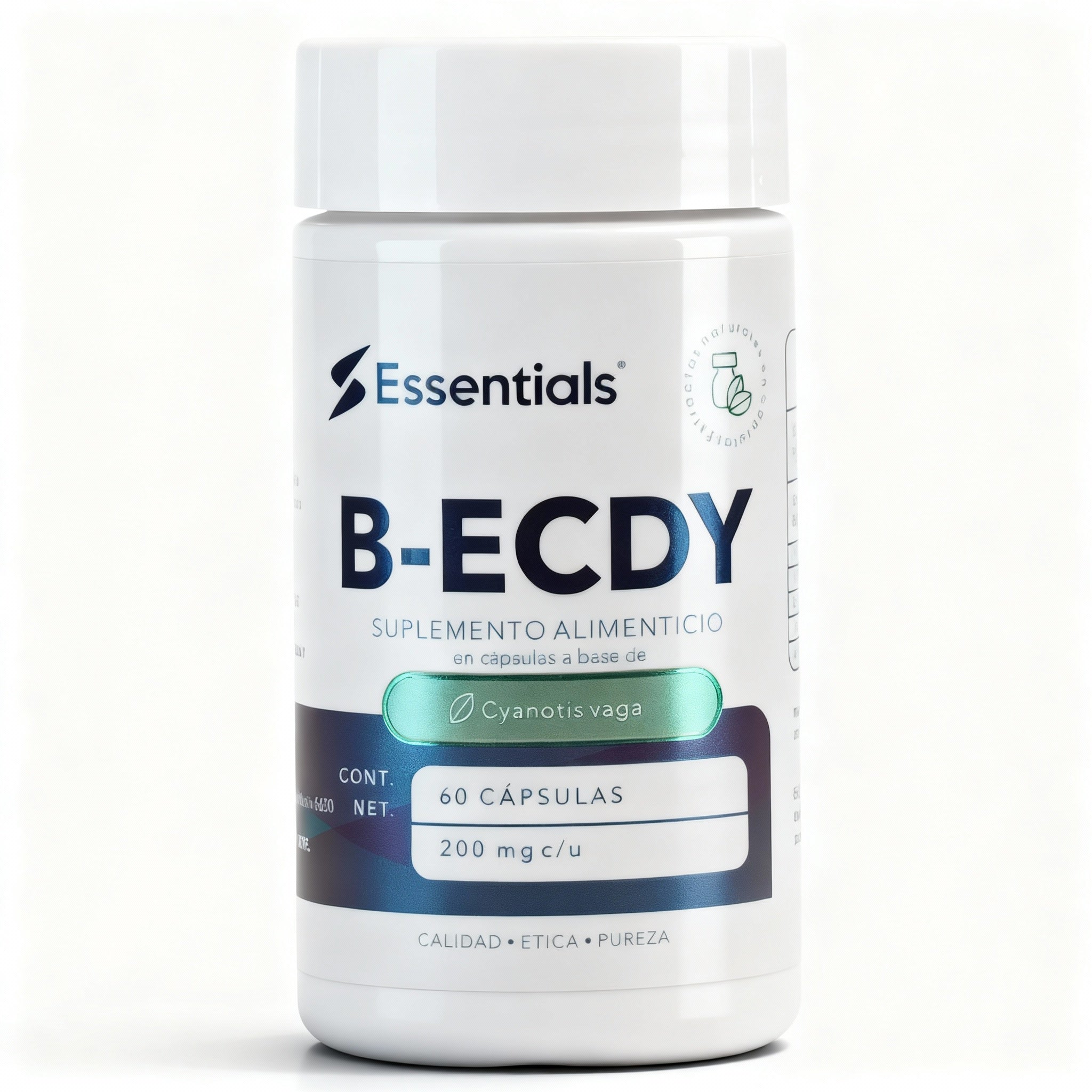 B-Ecdysterone 90% 200mg - 60 capsulas
