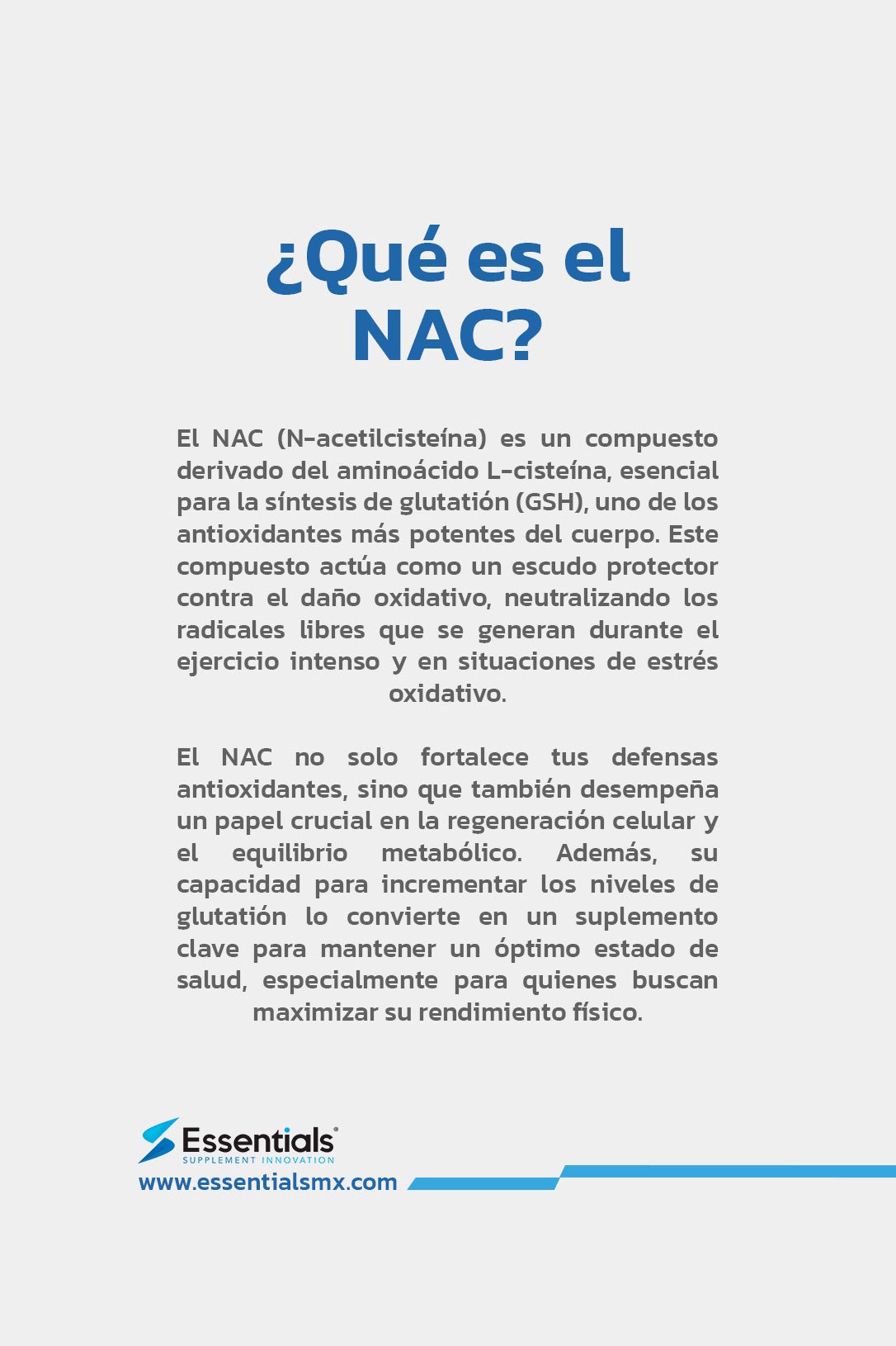 NAC 500mg (60 Caps) - Essentials