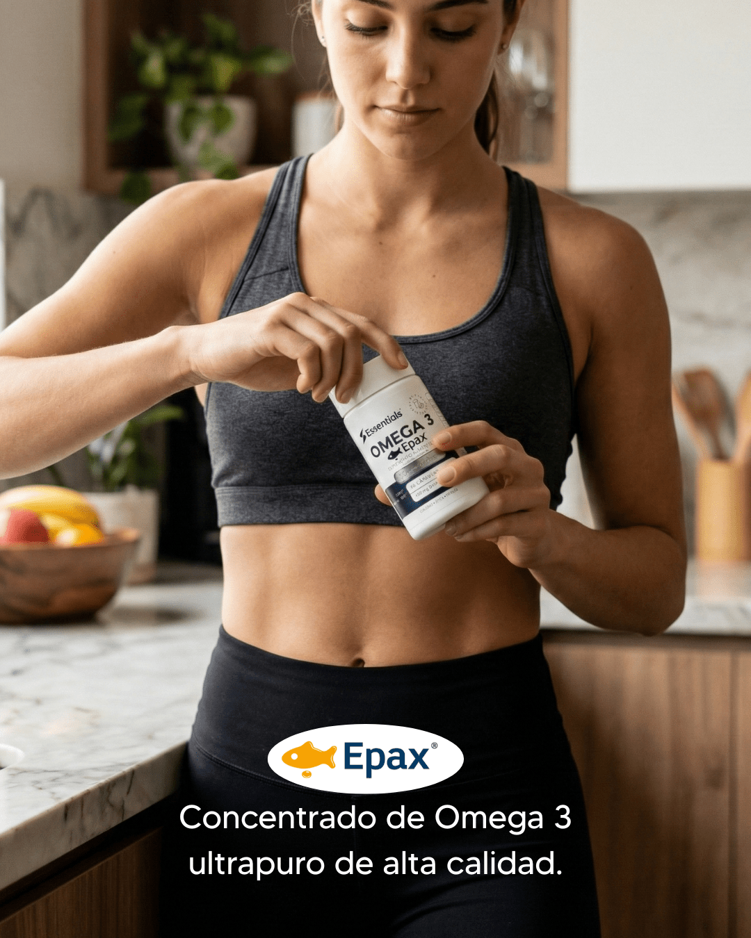 Omega 3 Epax 480mg DHA 60 Cápsulas - Essentials
