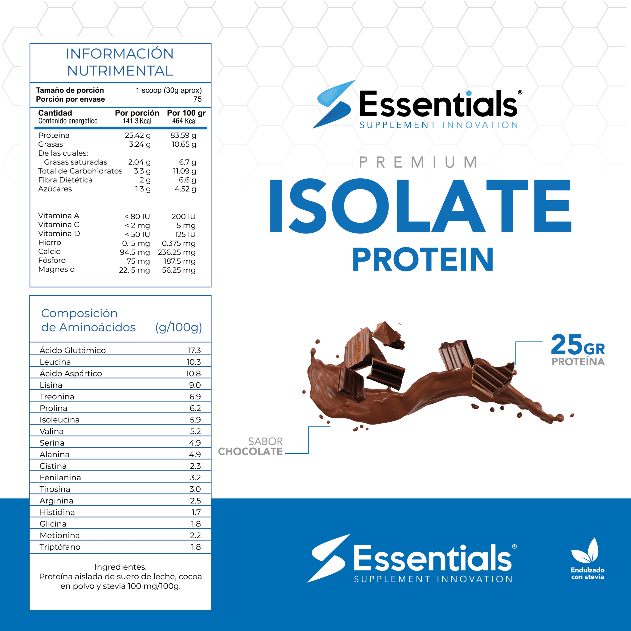 Proteína Isolate 5 Lb - Essentials