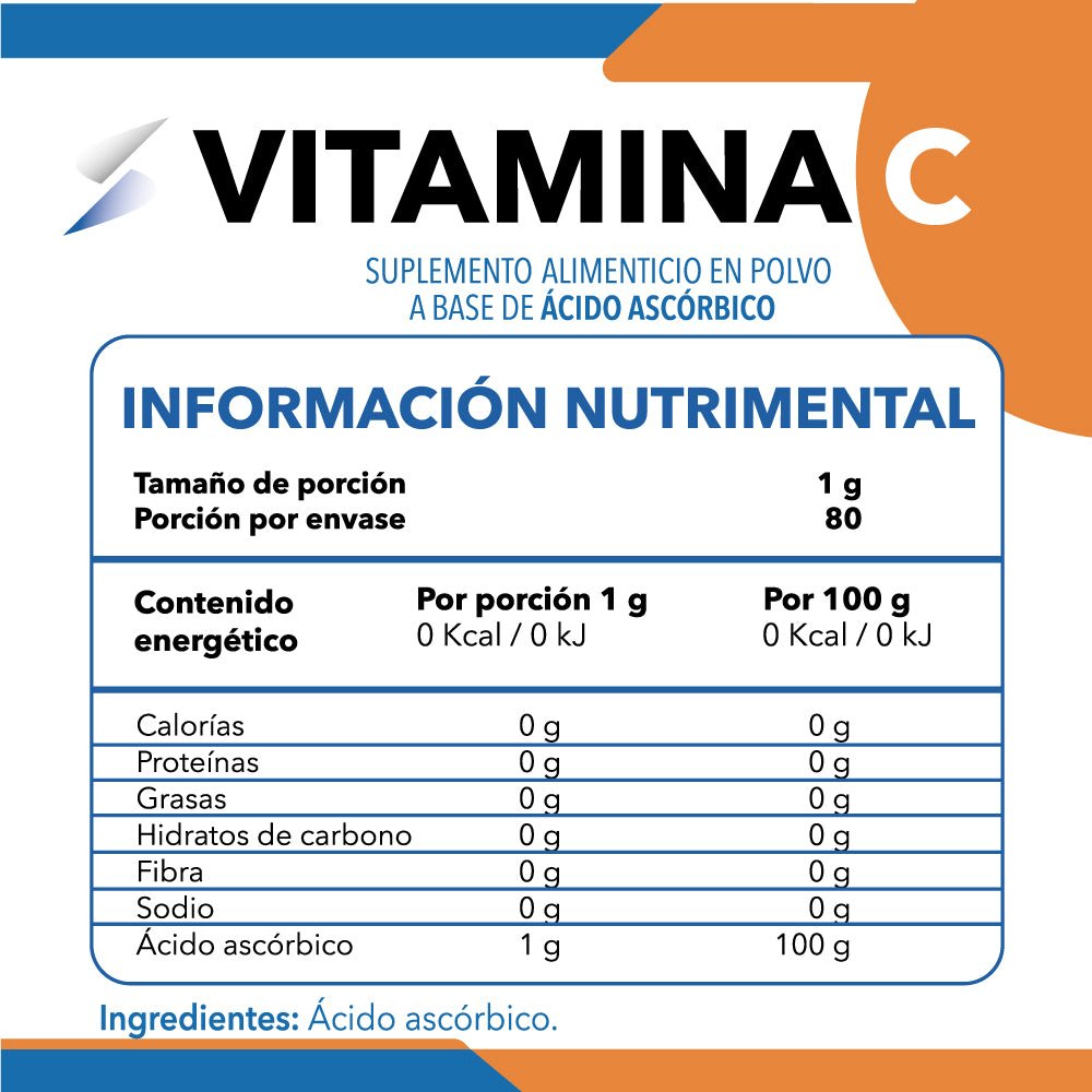 Vitamina C - 80 servicios - Essentials