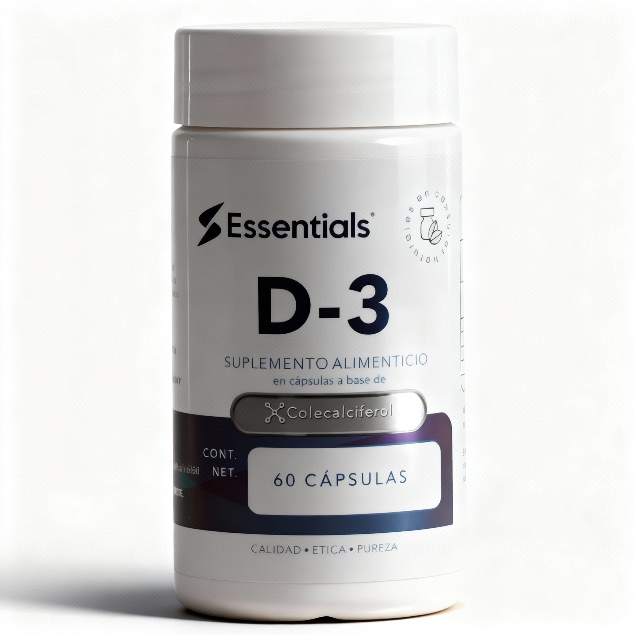 Vitamina D3 5000UI 60 Cápsulas - Essentials