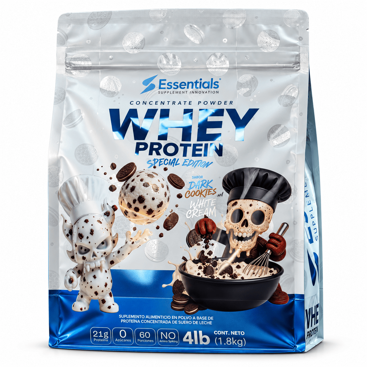 Whey Protein 4 Lb Powder - Essentials