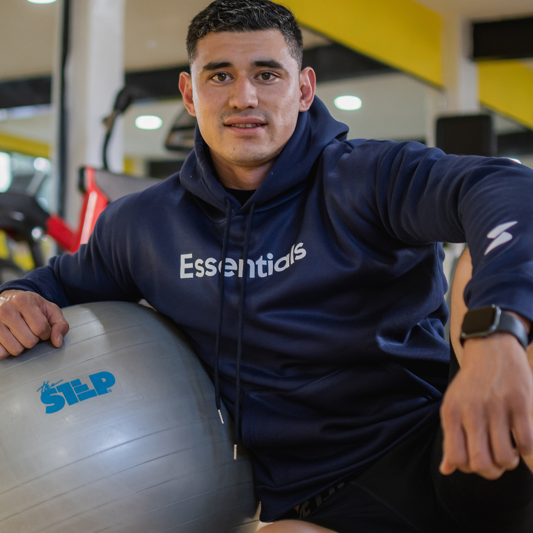 Hoodie cláscia azul marino (sudadera)