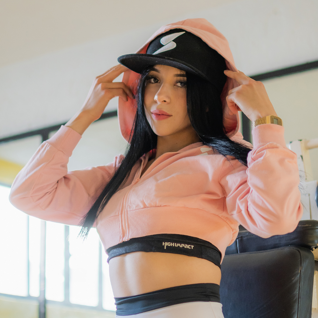 Chamarra corta (color salmón)