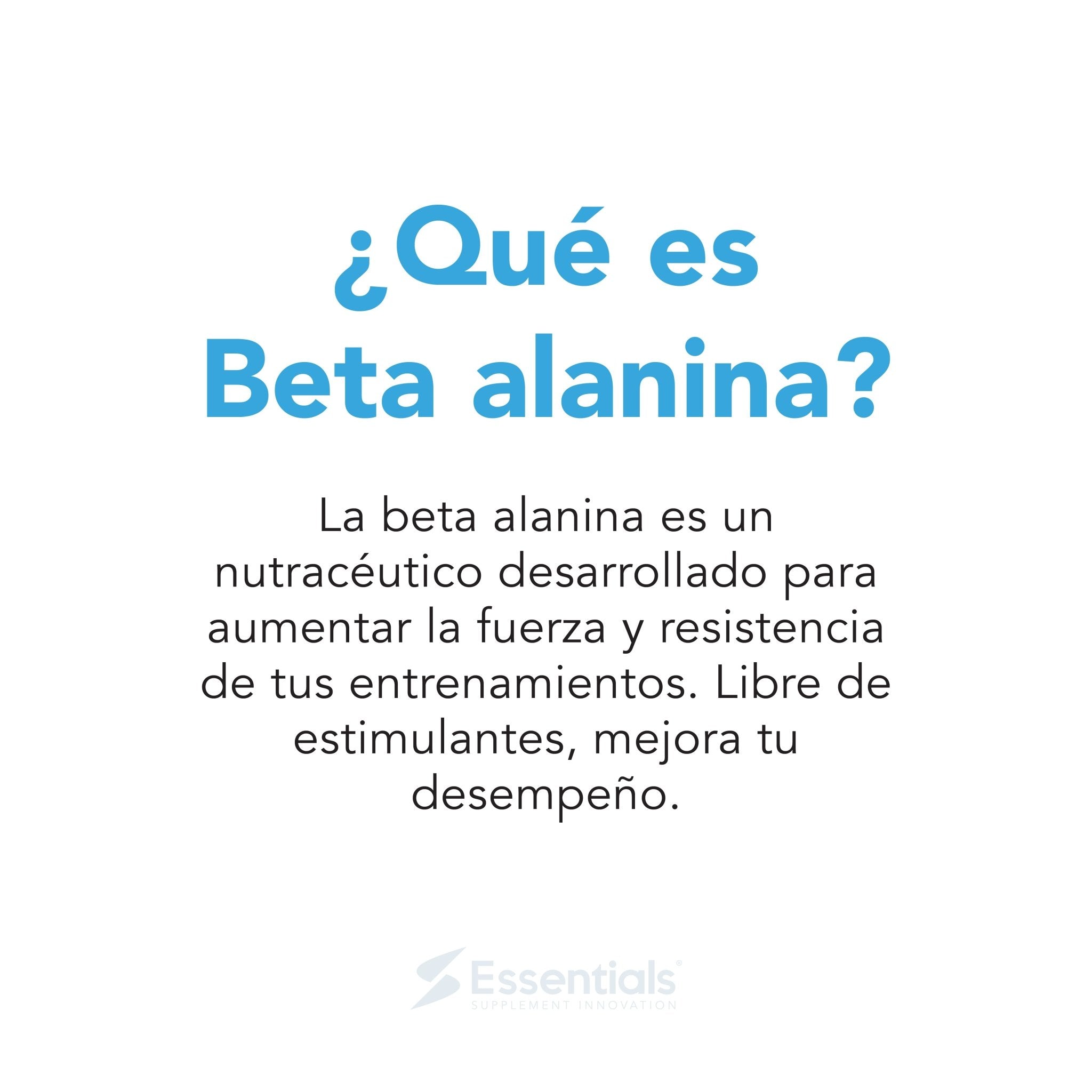 Beta - Alanina 120 serv/ 2.5gr - Essentials