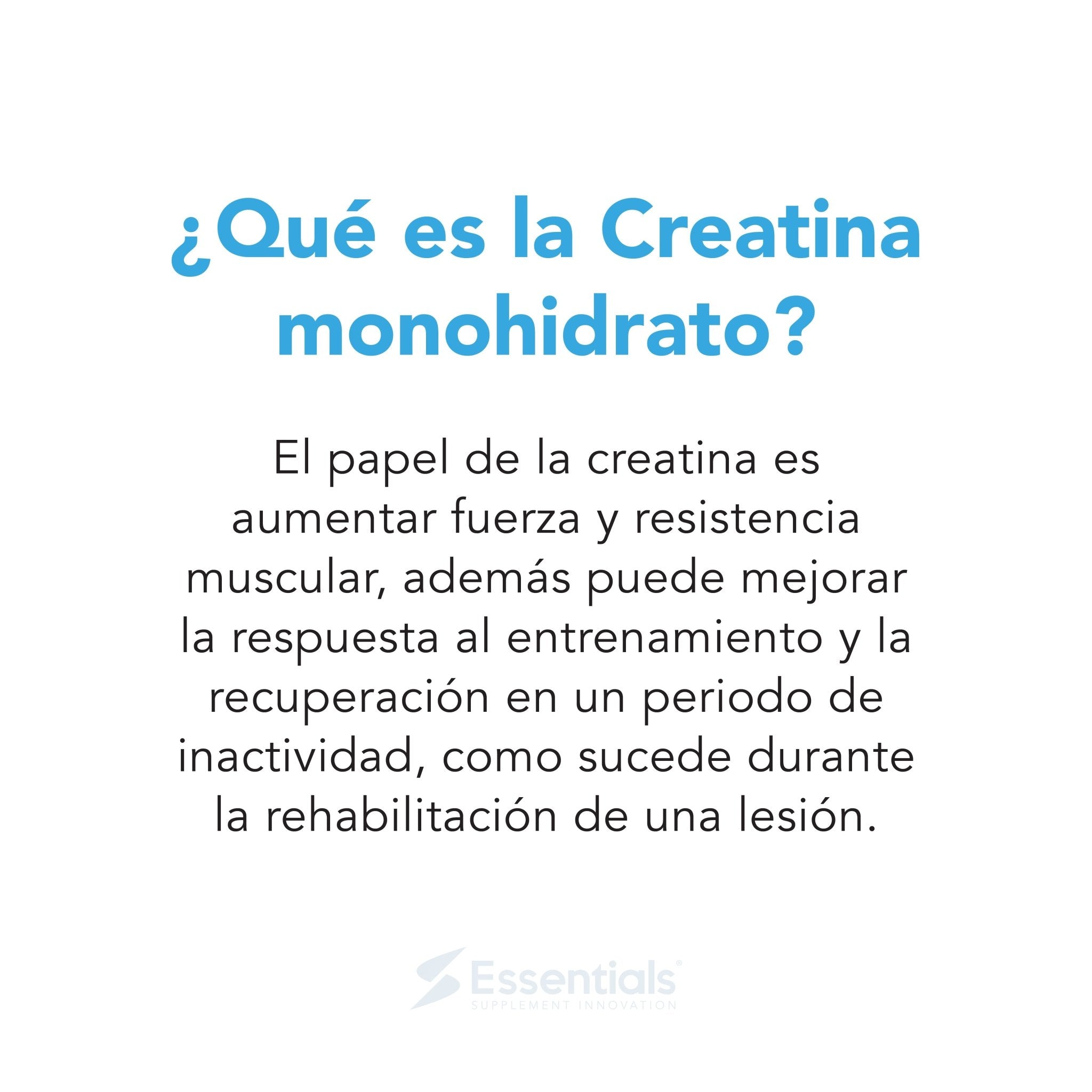 Creatina Monohidrato 1.1lb - Essentials