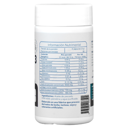 Omega 3 Epax 480mg DHA 60 Cápsulas