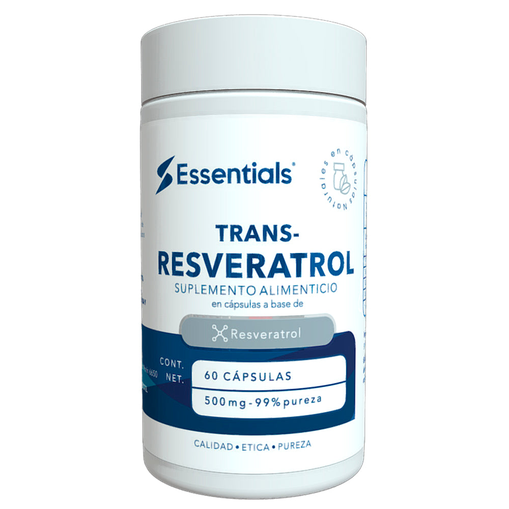 Trans-Resveratrol 98% 500mg 60 Cápsulas