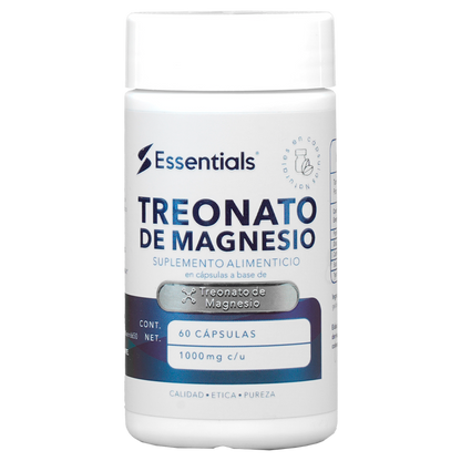 Treonato De Magnesio 1000mg 60 Cápsulas