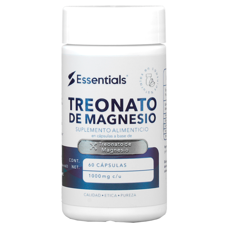 Treonato De Magnesio 1000mg 60 Cápsulas