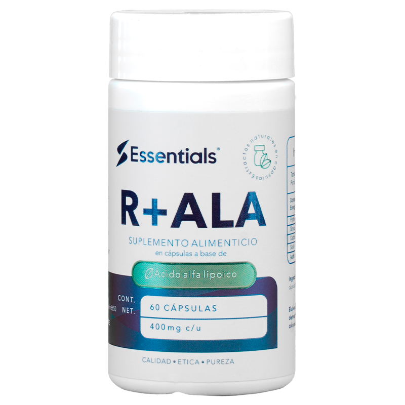 R+ALA Ácido Alfa Lipoico 400mg 60 Cápsulas