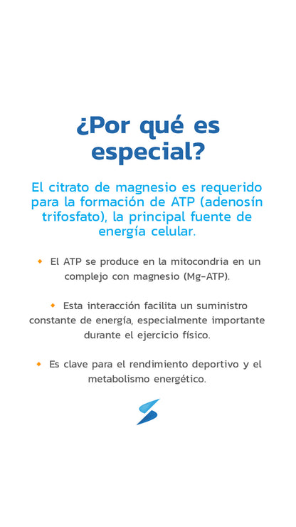 Citrato de magnesio 200 mg (60 cápsulas)