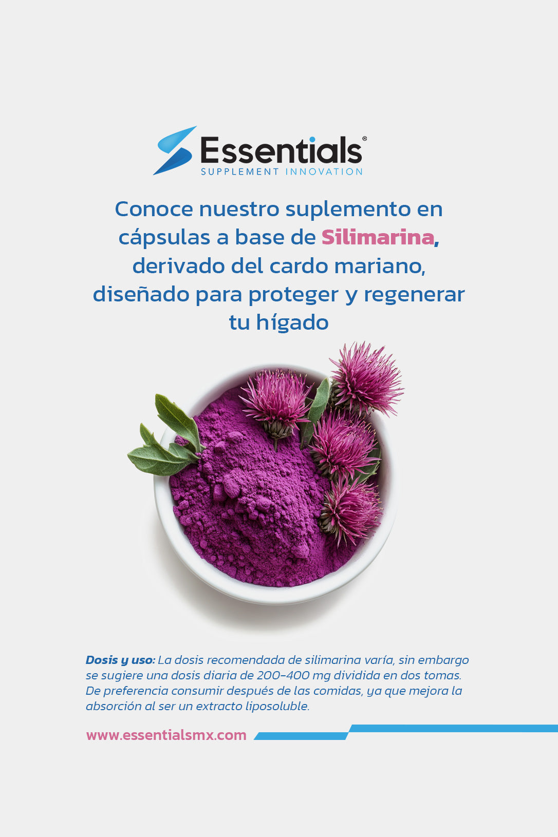 Silimarina 400mg  60 capsulas