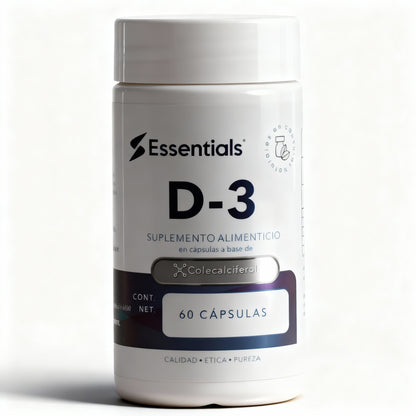 Vitamina D3 5000UI 60 Cápsulas