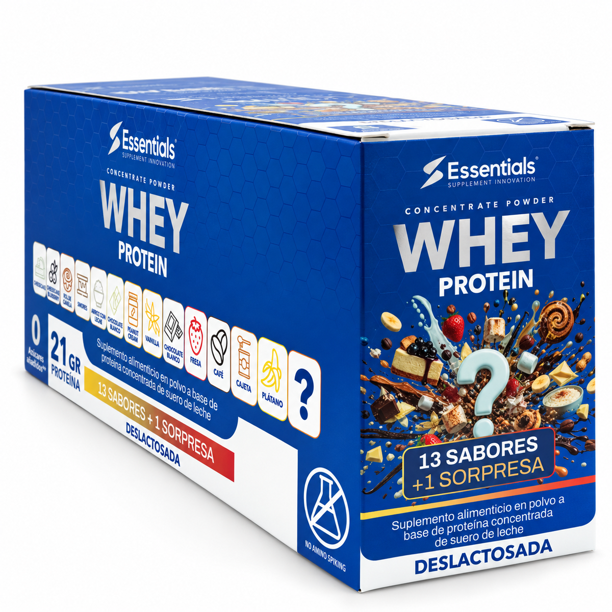 Caja Sobres Whey Protein - 14 Sabores