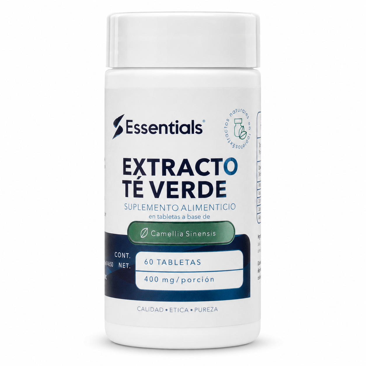 Extracto de Té Verde 400mg 60 Tabletas