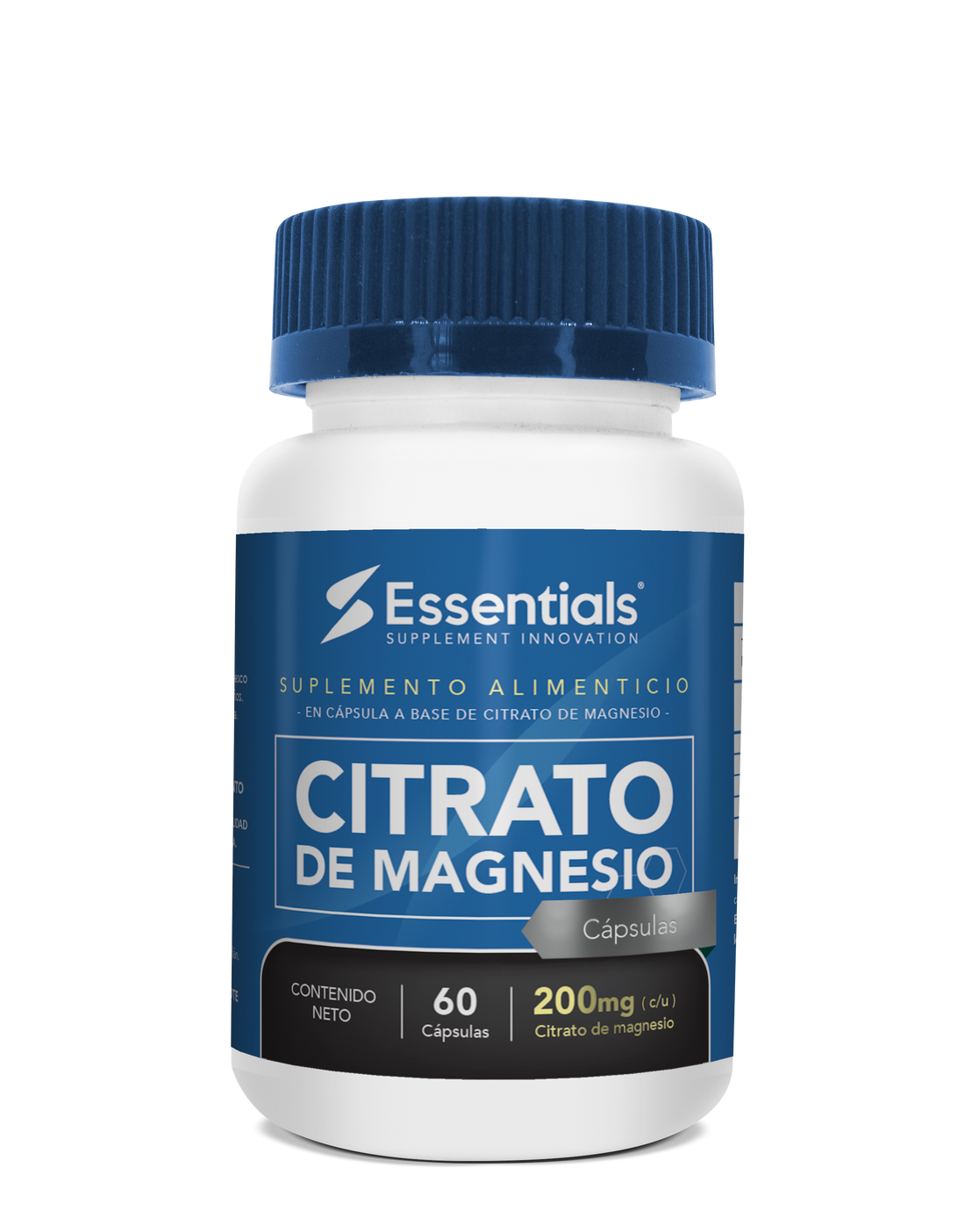 Citrato de magnesio 200 mg (60 cápsulas)