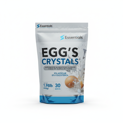 Proteína de clara de huevo Egg´s Crystals 1.98 Lb en polvo
