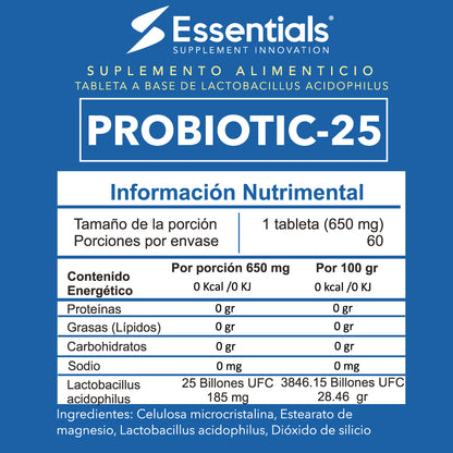 Probióticos 25Billones (60Caps)