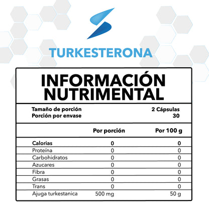 Turkesterona - 60 Cápsulas