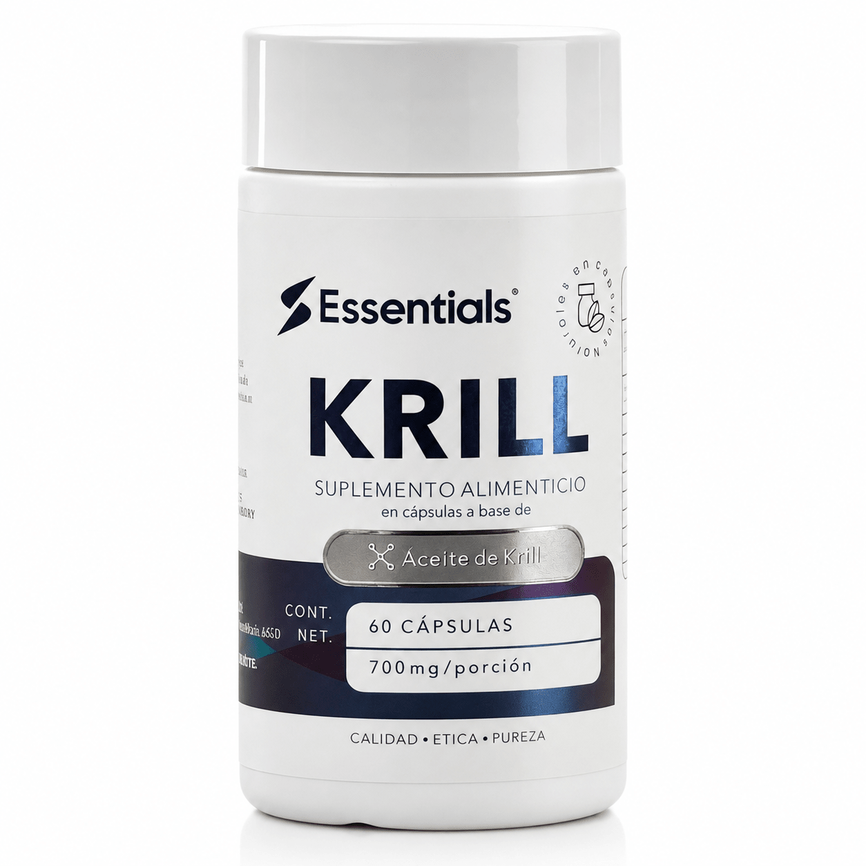 Aceite De Krill 700mg 60 Cápsulas - Essentials