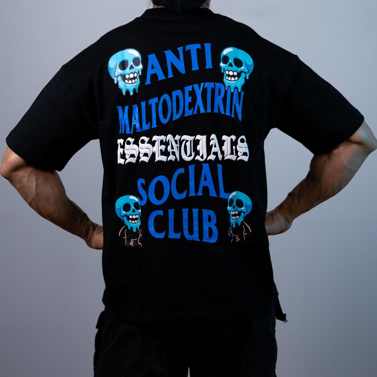 Antimaltodextrin Social Club Playera Oversize - Essentials