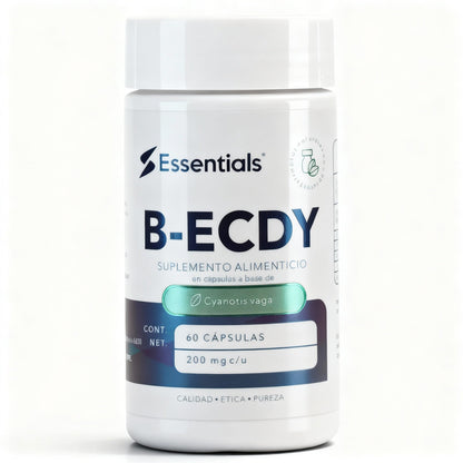 B - Ecdysterone 90% 200mg - 60 capsulas - Essentials