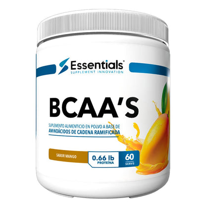 BCAA 2:1:1 5 g 60Serv | 0 Azucar | 100% BCAA - Essentials