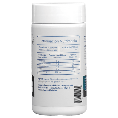 Citrato de magnesio 200mg 60 Cápsulas - Essentials