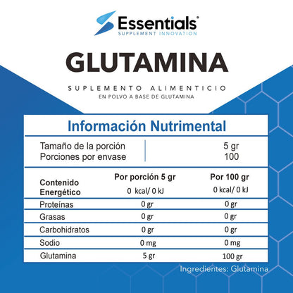 Glutamina - 500g - Essentials