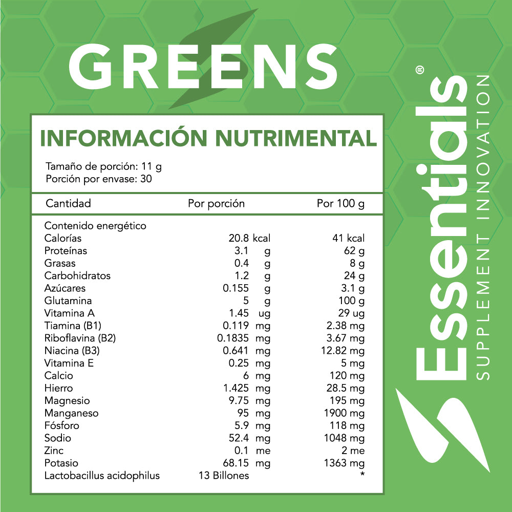 Greens - 30 Servs