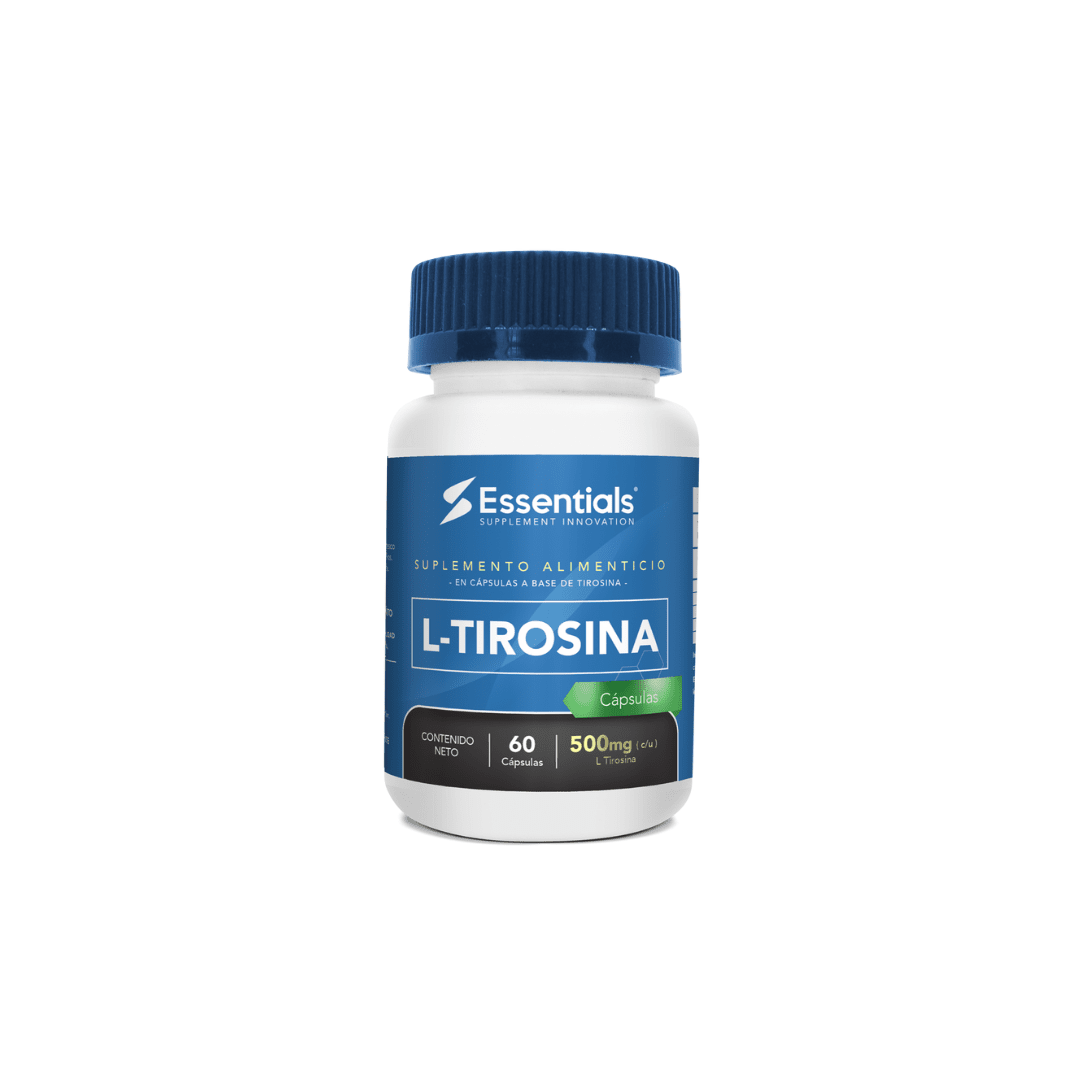 L - Tirosina 500 mg 60 capsulas - Essentials