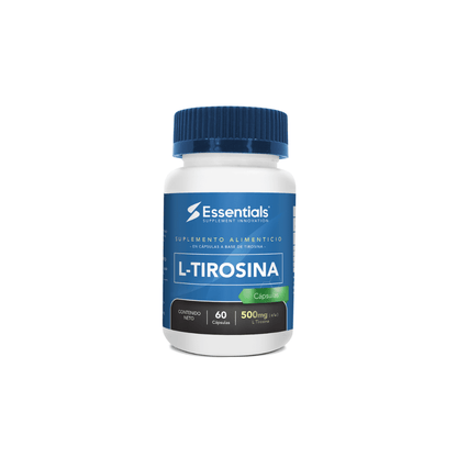 L - Tirosina 500 mg 60 capsulas - Essentials