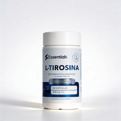 L - Tirosina 500 mg 60 capsulas - Essentials