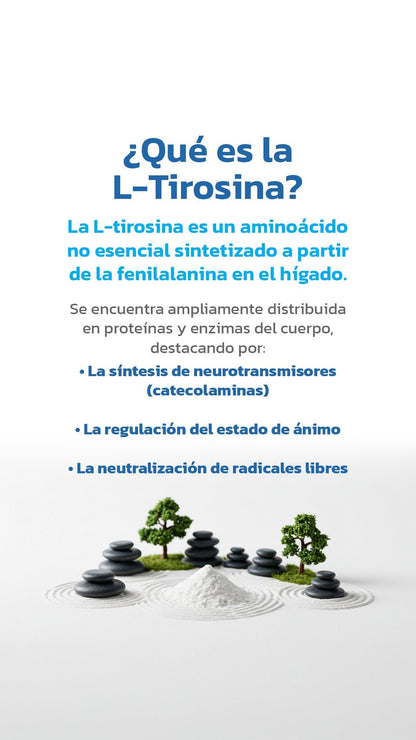 L - Tirosina 500 mg 60 capsulas - Essentials