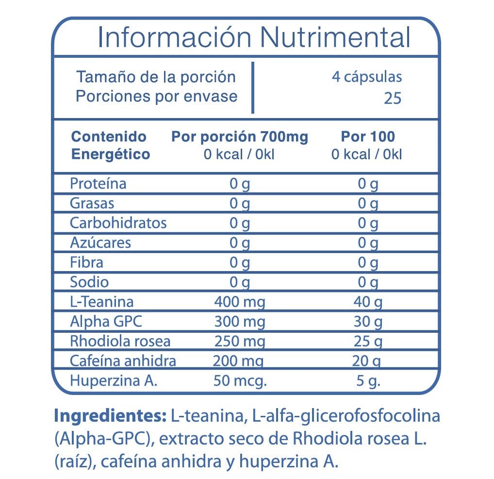 Mentality 100 Cápsulas - Essentials