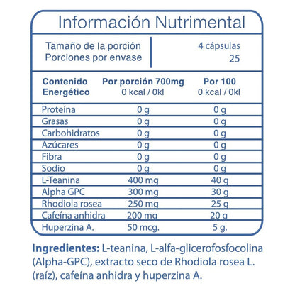 Mentality 100 Cápsulas - Essentials