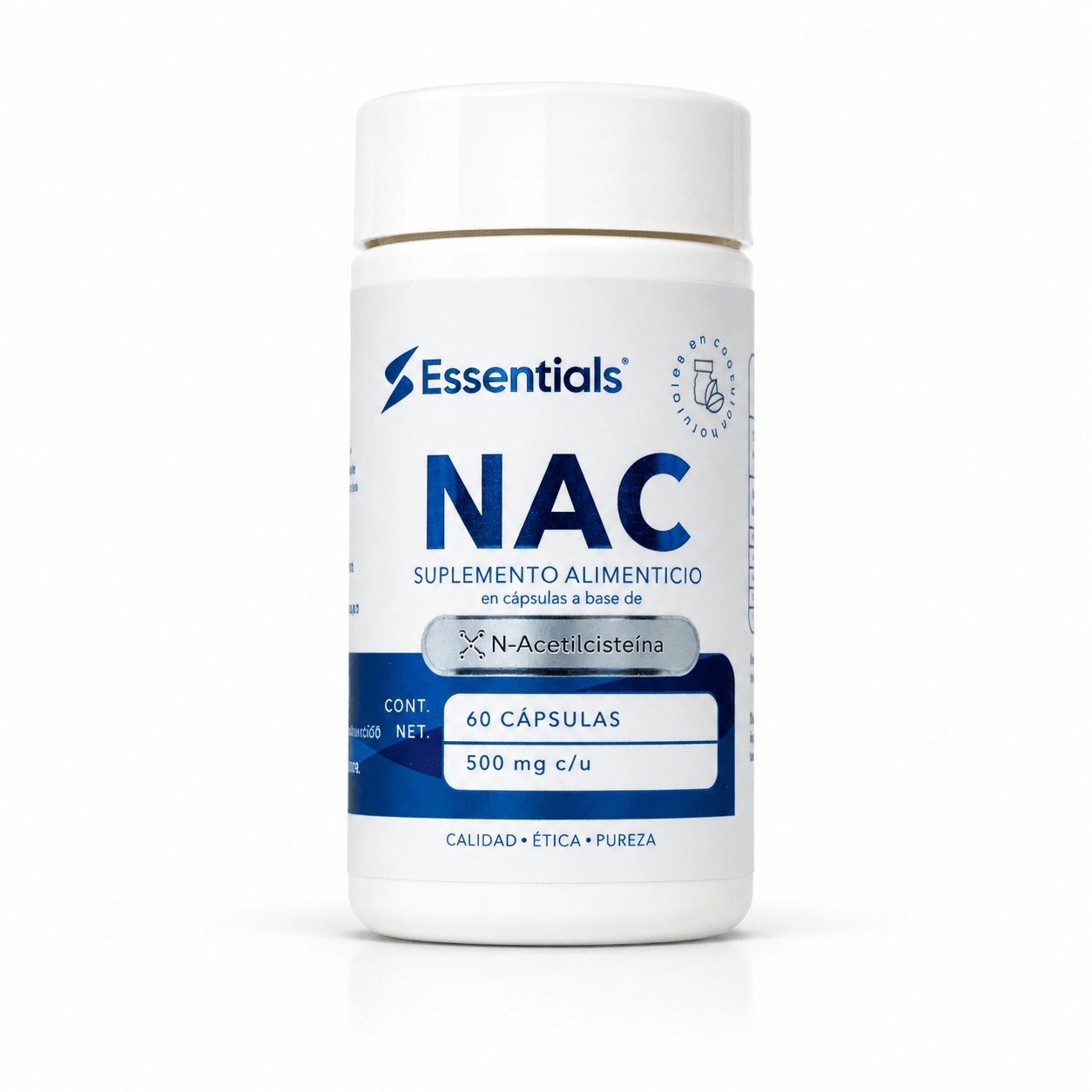 NAC 500mg (60 Caps) - Essentials