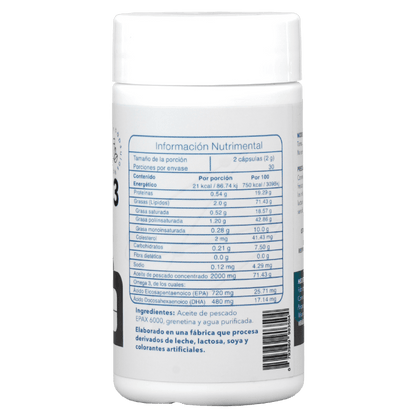 Omega 3 Epax 480mg DHA 60 Cápsulas - Essentials